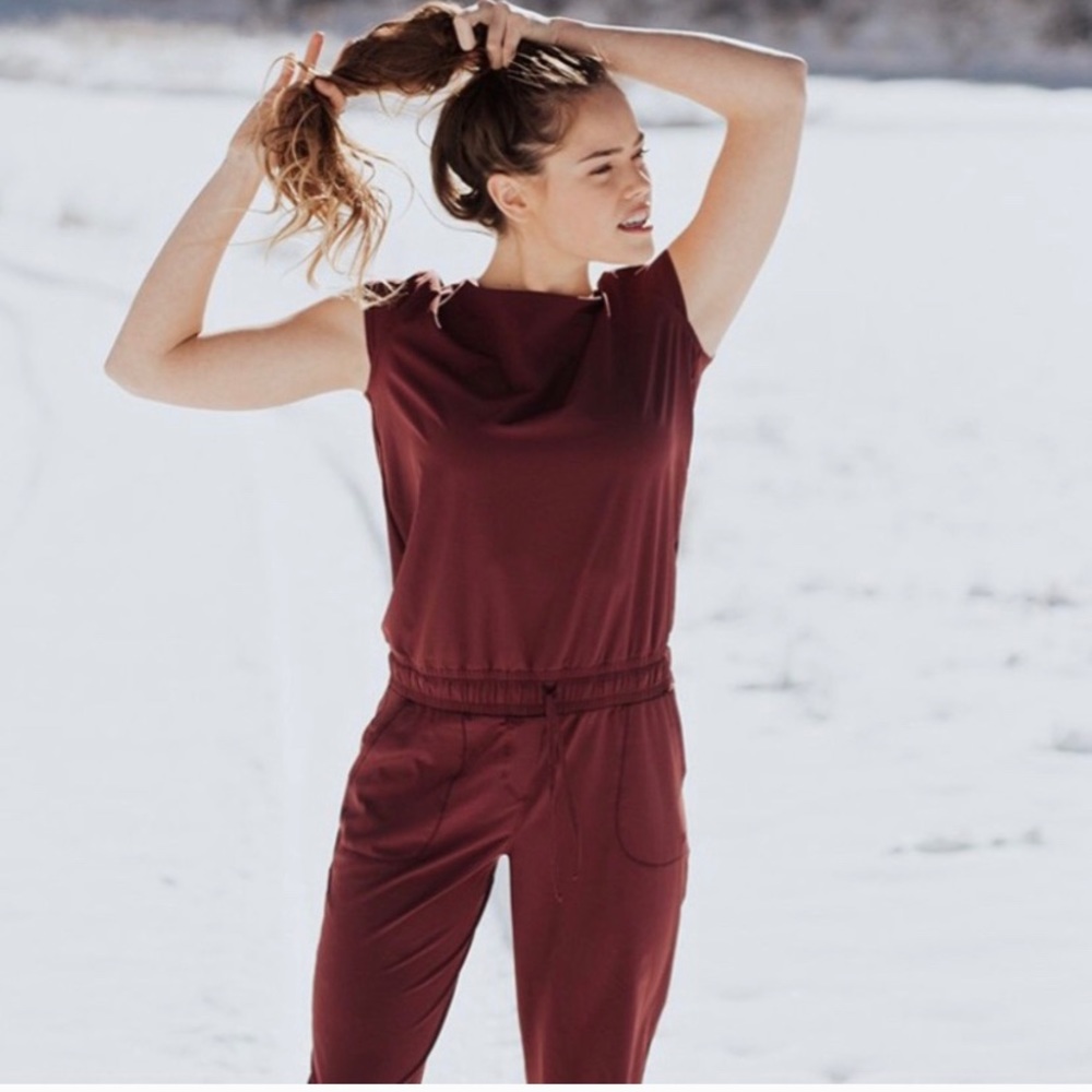 Albion large jumpsuit wine